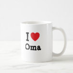 I love Oma heart T-Shirt Mug