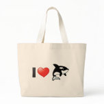 I Love Orcas bags