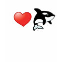 I Love Orcas t-shirts