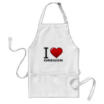 I LOVE OREGON APRONS