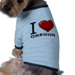 I LOVE OREGON pet clothing