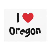 I Love Oregon postcards