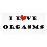 I Love Orgasms photo cards