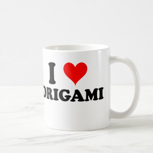 I Love Origami Mugs