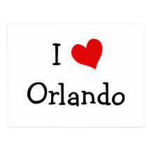 I Love Orlando Post Cards