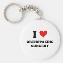 I Love Orthopaedic Surgery Key Chains
