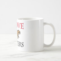 I Love Otters Coffee Mug