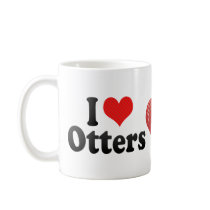 I Love Otters Mug