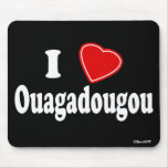 I Love Ouagadougou mousepads