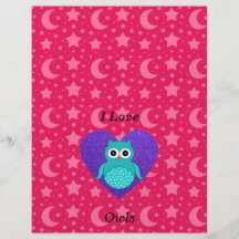 I love owls full color flyer