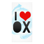 I Love OX photo cards