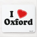 I Love Oxford mousepads