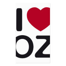 I love oz profile card