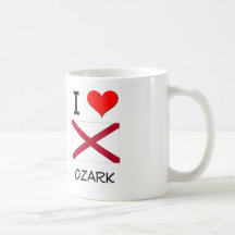 I Love OZARK Alabama Mugs