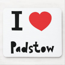 I love Padstow Mousemat