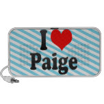 I love Paige iPod Speaker
