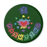 I Love Painting magnets