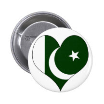 I Love Pakistan Pinback Button