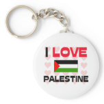 I Love Palestine Keychain