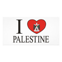 I Love Palestine Custom Photo Card