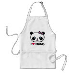 I Love Pandas Apron