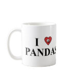 I Love Pandas mugs