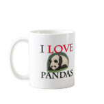 I Love Pandas mugs