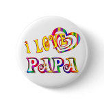 I Love Papa buttons