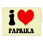 I love paprika card