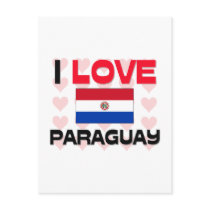 I Love Paraguay postcards