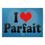 I Love Parfait Card