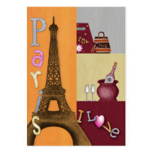 I love Paris Business Cards