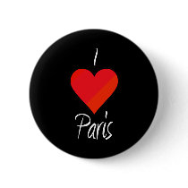 I Love Paris Buttons