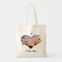 I Love Paris! Canvas Bag