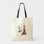 I Love Paris Canvas Bags