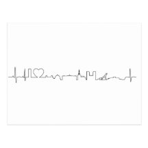 I love Paris (ecg style) souvenir Postcards
