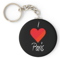 I Love Paris Keychain