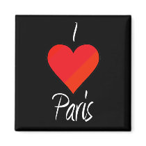 I Love Paris Refrigerator Magnets