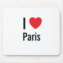 I love Paris Mouse Pads