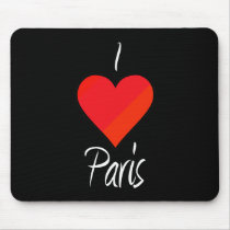 I Love Paris Mousepads