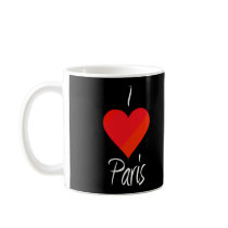 I Love Paris Coffee Mugs
