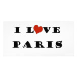 I Love Paris photo cards