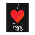 I Love Paris Post Card