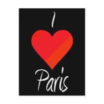 I Love Paris Post Card