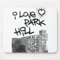I Love Park Hill mousepads