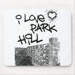 I Love Park Hill mousepads