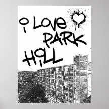 I Love Park Hill Posters