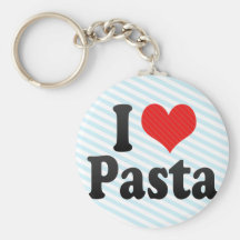 I Love Pasta Key Chain