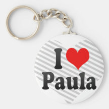 I love Paula Keychain