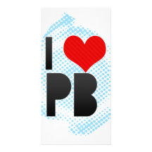 I Love PB Photo Card
